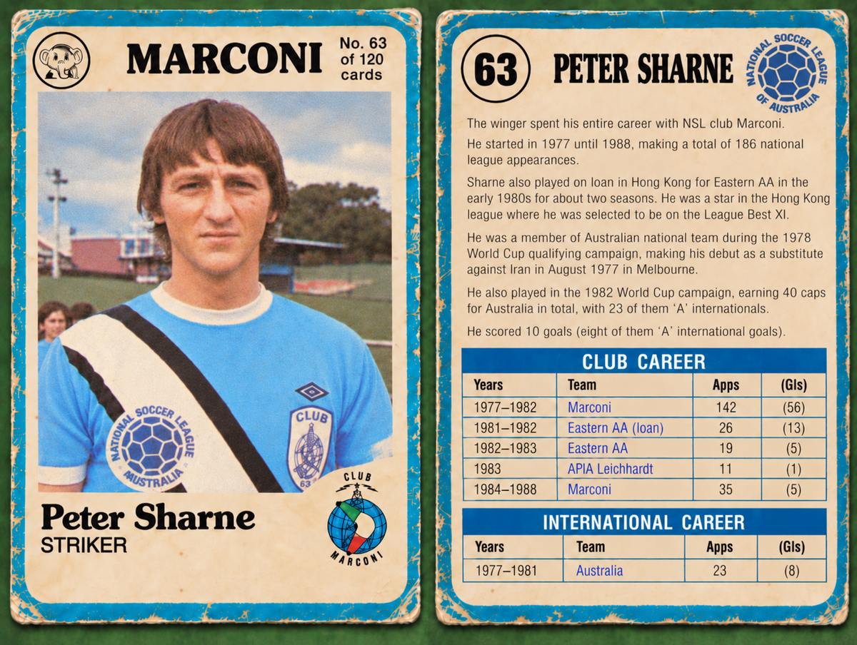 Peter Sharne — Marconi